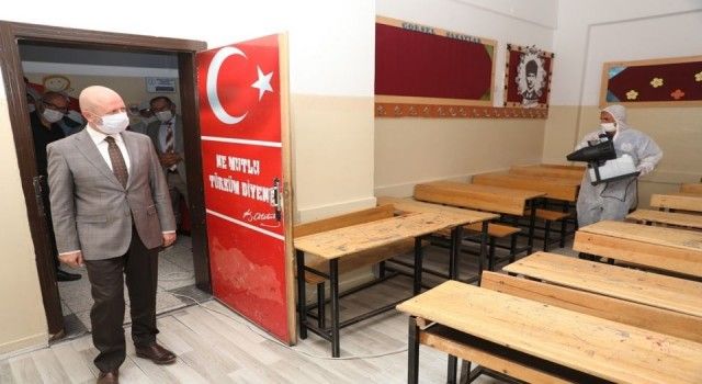 Kayseri Kocasinan&#039;da okullarda sağlıklı mesai