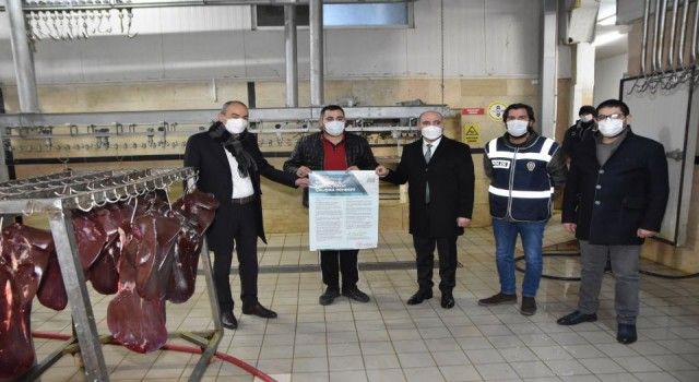 Kayseri'de pastırma ve sucuk imalatçılarına tedbirli denetim