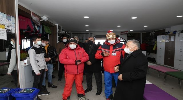 Kayseri'nin zirvesinde esnaf ziyareti