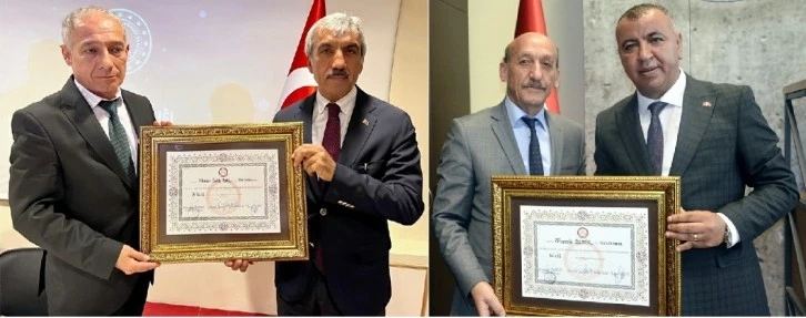 Kilis Milletvekilleri A. Salih Dal ve Mustafa Demir mazbatalarını aldı