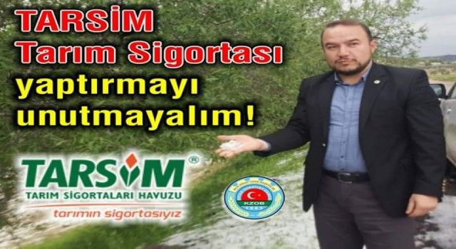 Kilis'te 'Tarım Sigortası' çağrısı