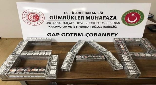 Kilis'te kaçak sigara operasyonu