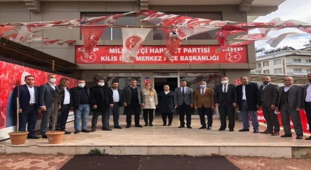 Kilis'te AK Partili Vekil'den MHP'ye ziyaret