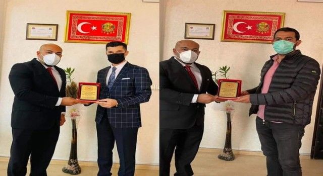 Kilis'te bir tır maske bağışladı