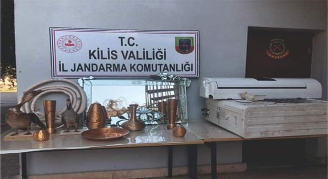 Kilis'te jandarma dedektiflerinden bağ evi hırsızlarına operasyon