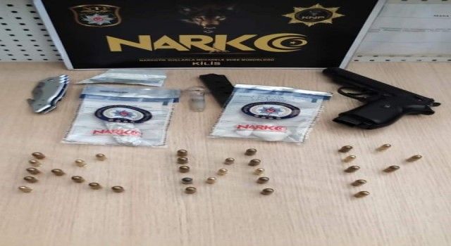 Kilis'te uyuşturucu operasyonunda 8 tutuklama