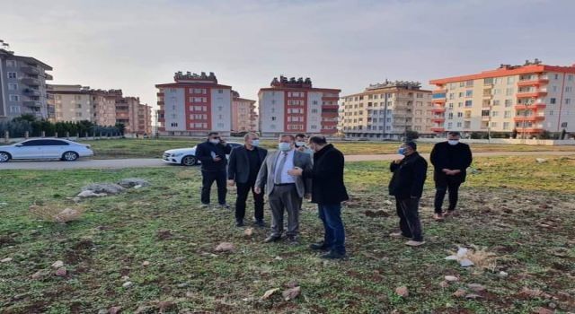 Kilis'te yeni hastanenin bağlantı yolları yapılıyor