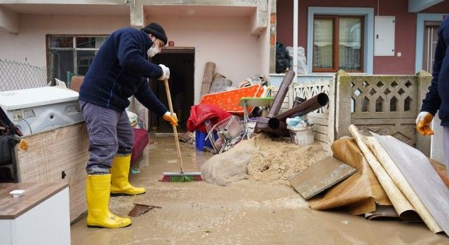 Kırklareli Lüleburgaz'da 'sel'in hasarı ortaya çıkıyor