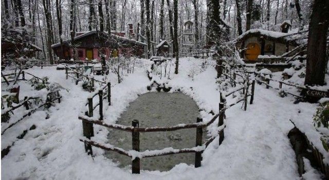 Kocaeli'den doyumsuz kar manzaraları