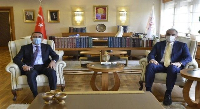 Kültür ve Turizm Bakanı Ersoy, Siirt'i kabul etti