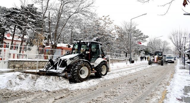 Malatya Belediyesi'nden kar seferberliği