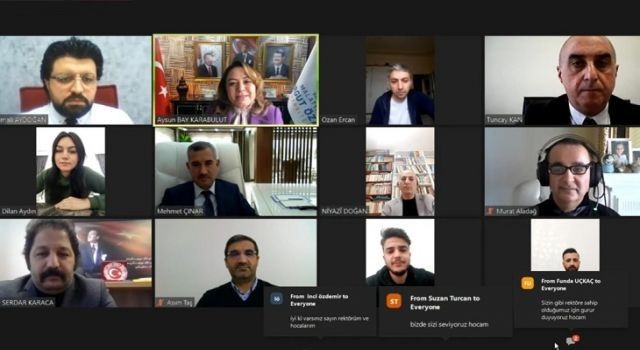 Malatya Yeşilyurt Belediye Başkanı MTÖ'de öğrencilerle online buluşma