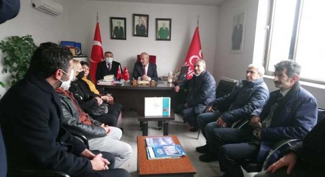 Malatya'da İYİ Parti'den MHP'ye nezaket ziyareti