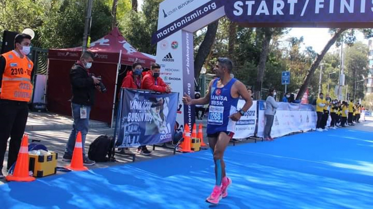 Manisalı Bayram, Maratonİzmir'de beşinci oldu