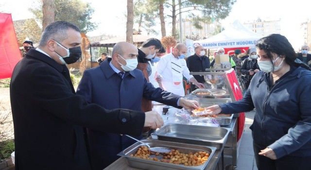 Mardin'de Gara şehidine lokma hayrı