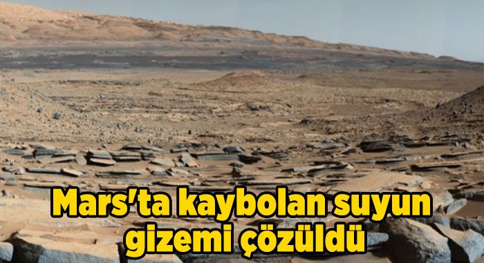 Mars'ta kaybolan suyun gizemi çözüldü
