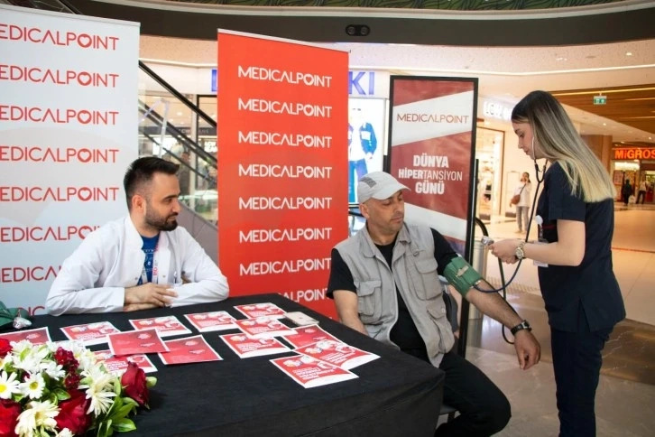 Medical Point Gaziantep, Hipertansiyon Bilinçlendirme Standı Kurdu