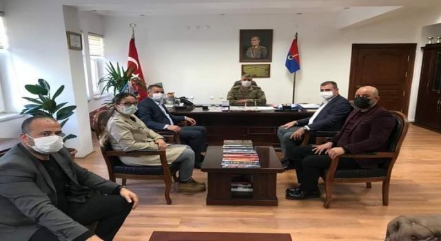 MHP Kilis Teşkilatı Albay Ersin Aslan'ı ziyaret etti