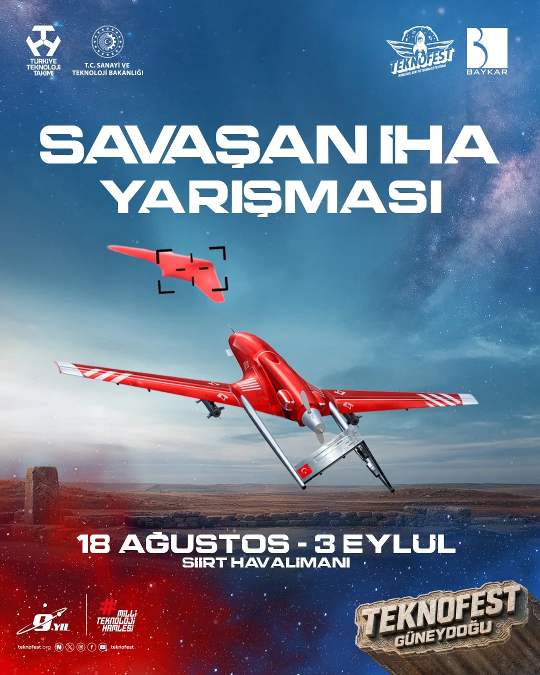 TEKNOFEST 2026 SAVAŞAN İHA YARIŞMALARI SİİRT&rsquo;TE BAŞLIYOR