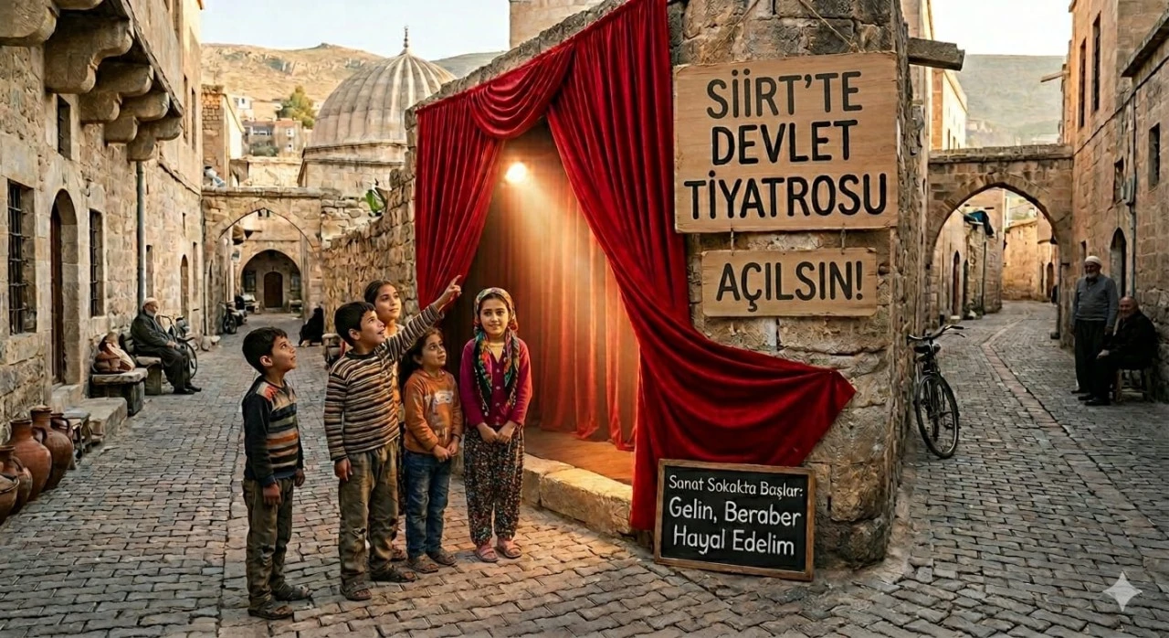 SİİRT&rsquo;TE SANAT ATEŞİ: "BU ŞEHRE TİYATRO &Ccedil;OK YAKIŞACAK!"