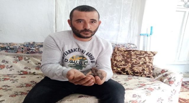 Nevşehir'de çapasına göktaşı takıldı!