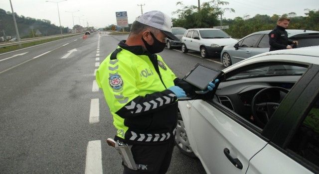 Ordu&#039;da hız sınırını aşanlara ceza yağdı