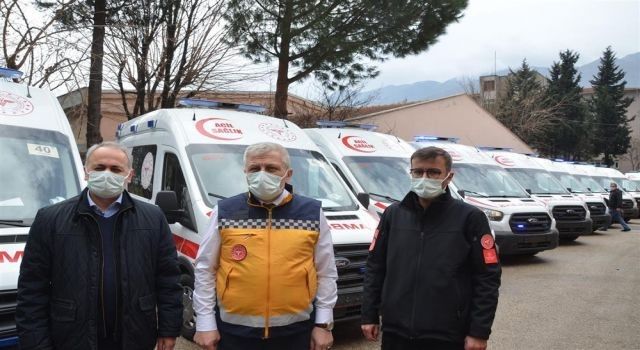Sağlık Bakanlığı&#039;ndan Bursa&#039;ya 18 ambulans takviyesi