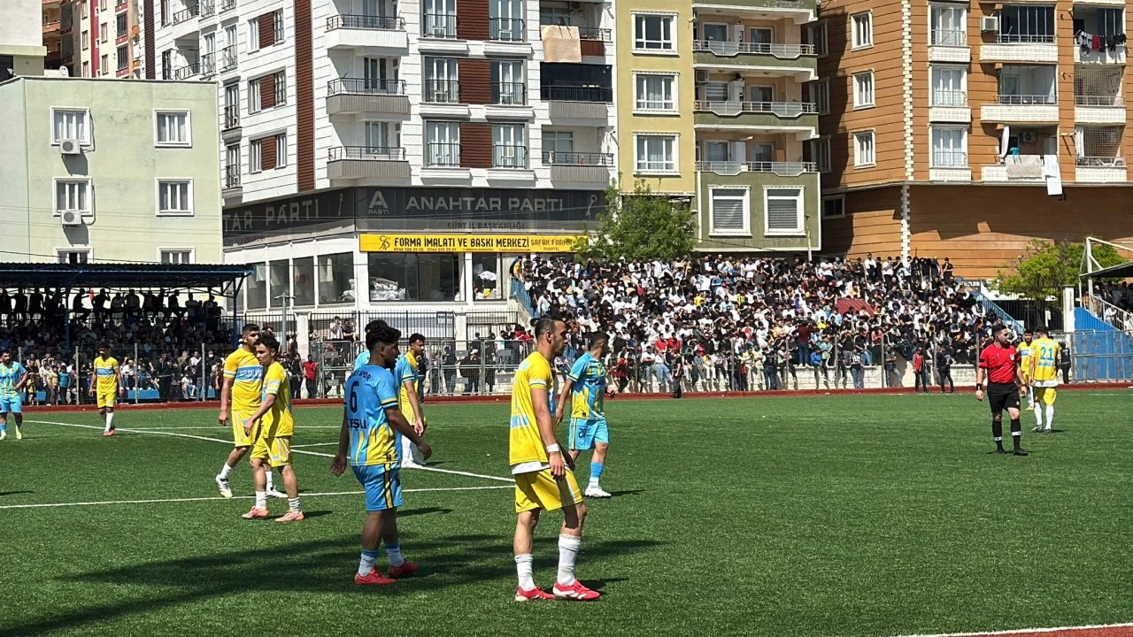 Siirt'te Son Dakika Golüyle Şampiyon Belli Oldu!