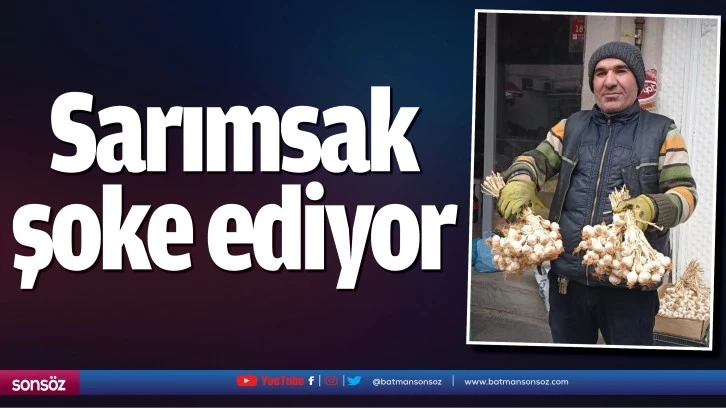 Sarımsak şoke ediyor