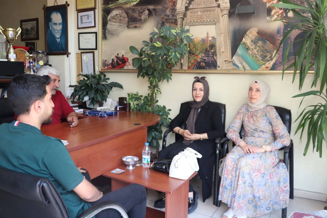 Siirt AK Parti medya tanıtım biriminden basın ziyareti