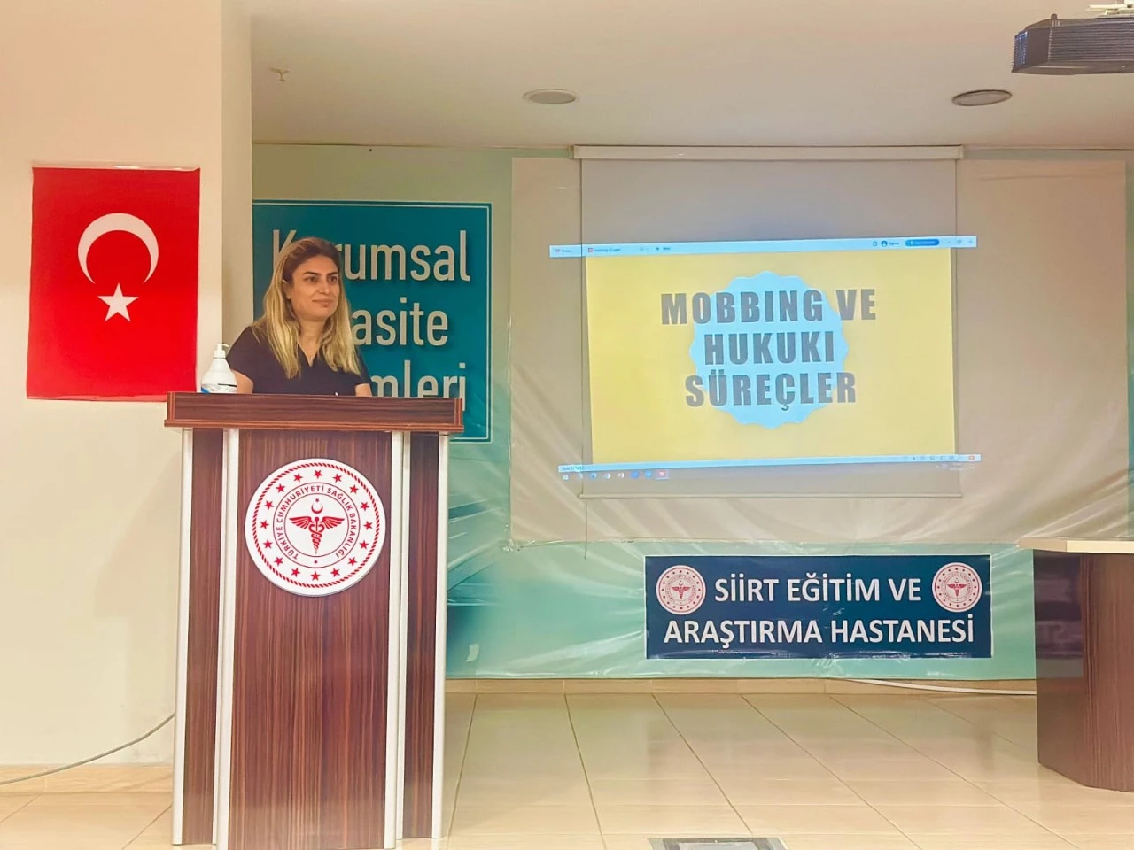 Siirt Eğitim ve Araştırma Hastanesi’nde “Mobbing ile Mücadele” Eğitimi