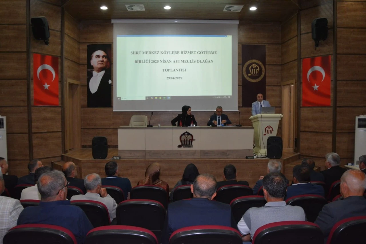 Siirt/Merkez İlçe Köylere Hizmet Götürme Birliği Encümen Seçimi Yapıldı