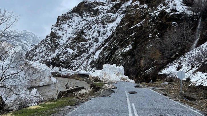 Siirt’te Çığ Nedeniyle Çatak-Pervari Yolu Ulaşıma Kapandı