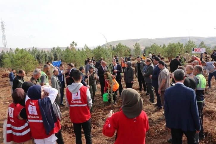 Siirt’te Cumhuriyetimizin 100. Yılı Anısına 1923 Fidan Toprakla Buluşturuldu