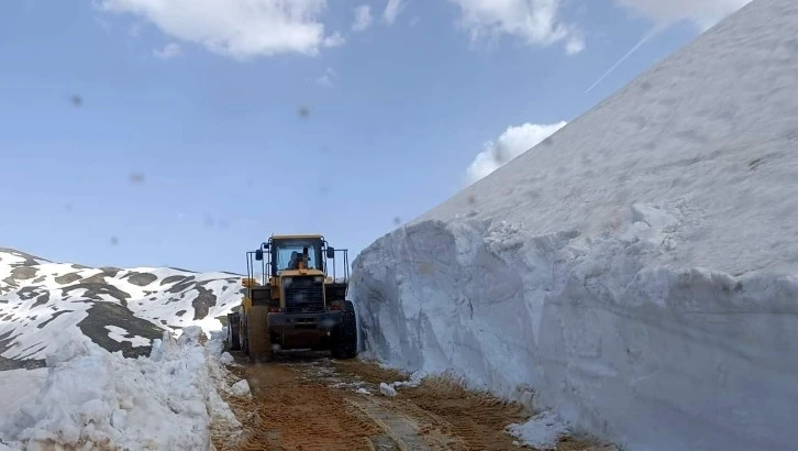 Siirt’te Köy Yoluna Düşen Kar Ve Kayalar Temizlendi