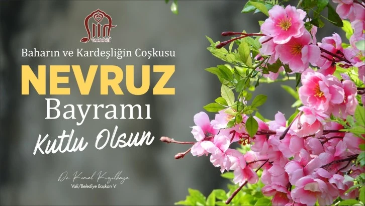 Siirt’te Nevruz Bayramı Çeşitli Etkinliklerle Kutlanacak