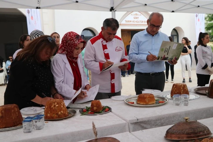 Siirt'te &quot;Asırlık Tariflerle Türk Mutfağı Yemek Yarışması&quot; düzenlendi