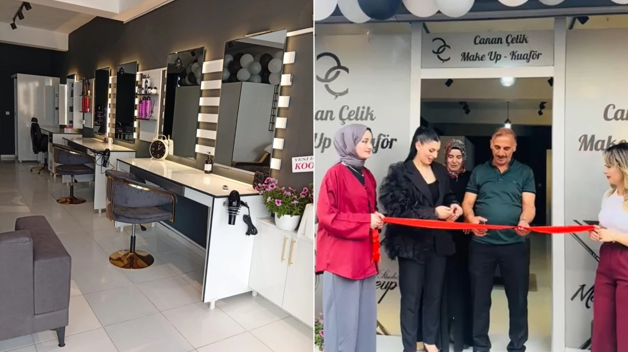 Siirt'te "Canan Çelik Bayan Kuaförü" Hizmete Açıldı