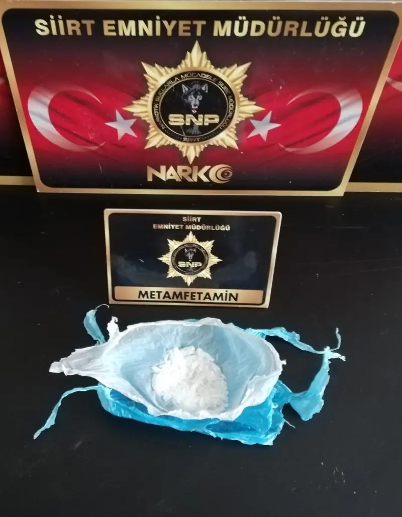 Siirt'te uyuşturucu maddesi ele geçirildi