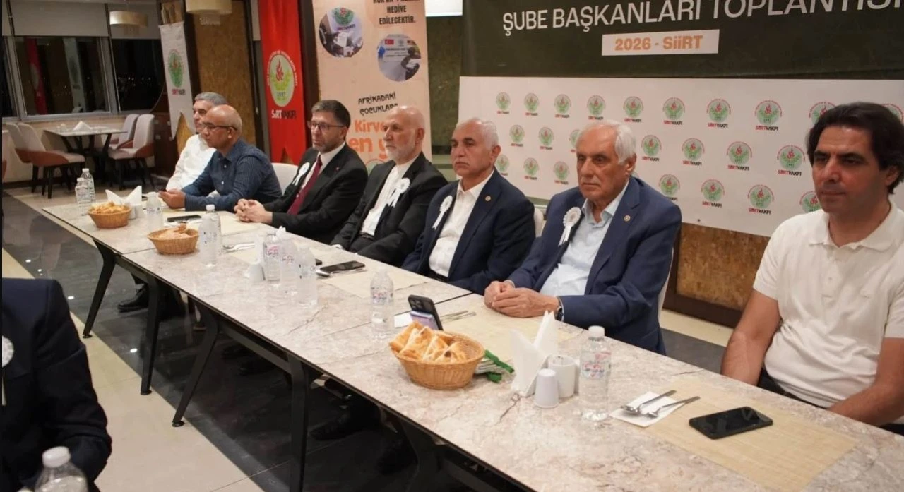 Siirt Vakfı Şube Başkanları Toplantısı Siirt’te Yapıldı