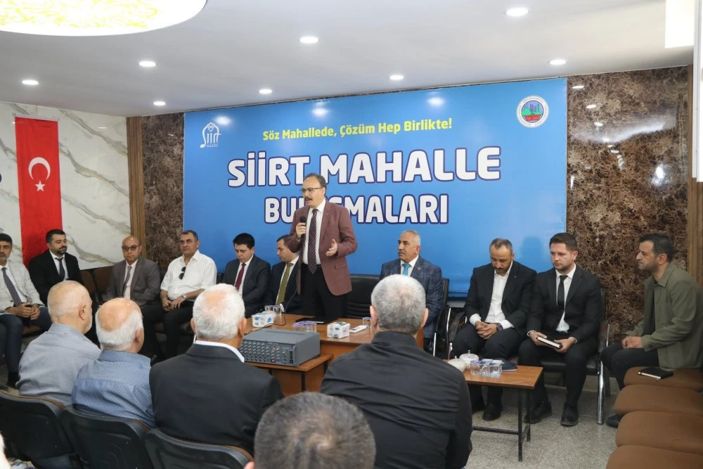 Siirt Valisi Kızılkaya’dan Bahçelievler’e Hizmet Sözü