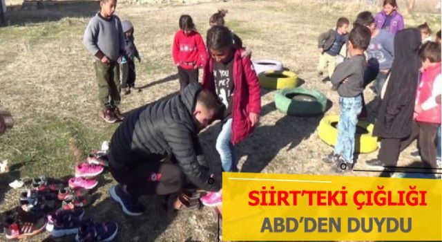 Siirt&#039;teki çığlığı ABD&#039;den duydu