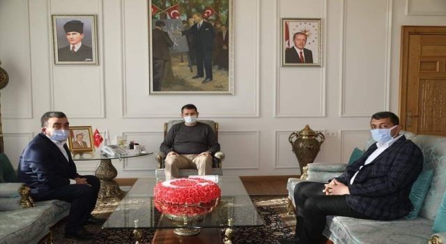 Sivas Valisi'ne teşekkür ziyareti