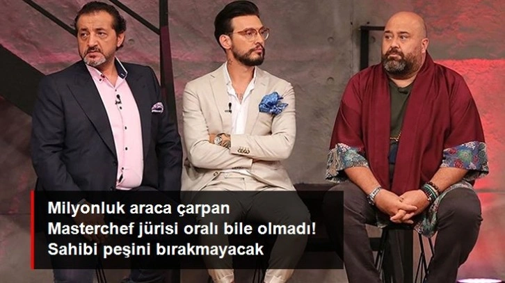 Şoförü milyonluk araca çarpan MasterChef jürisi Somer Sivrioğlu hiç oralı bile olmadı