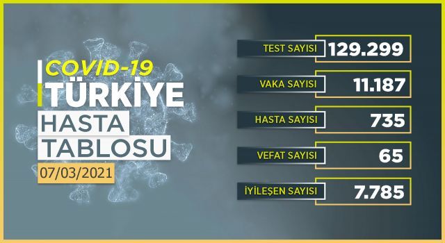 Son 24 saatte 11 bin 187 yeni vaka
