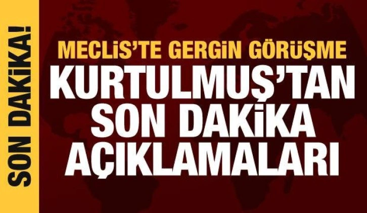 Son dakika haberi: Numan Kurtulmuş, TBMM'de açıklama yapıyor