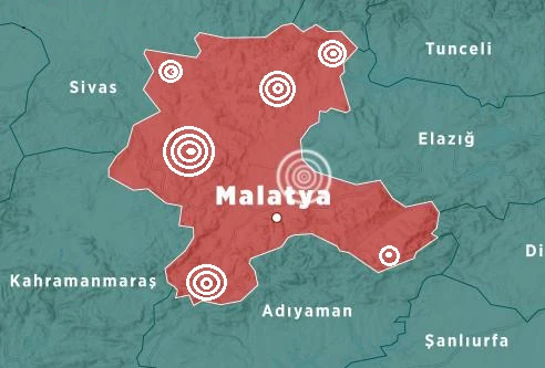 Son dakika : Malatya'nın Pütürge ilçesinde 4.7 büyüklüğünde deprem meydana geldi