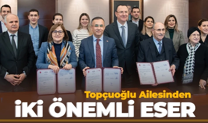 Topçuoğlu Ailesinden iki önemli eser