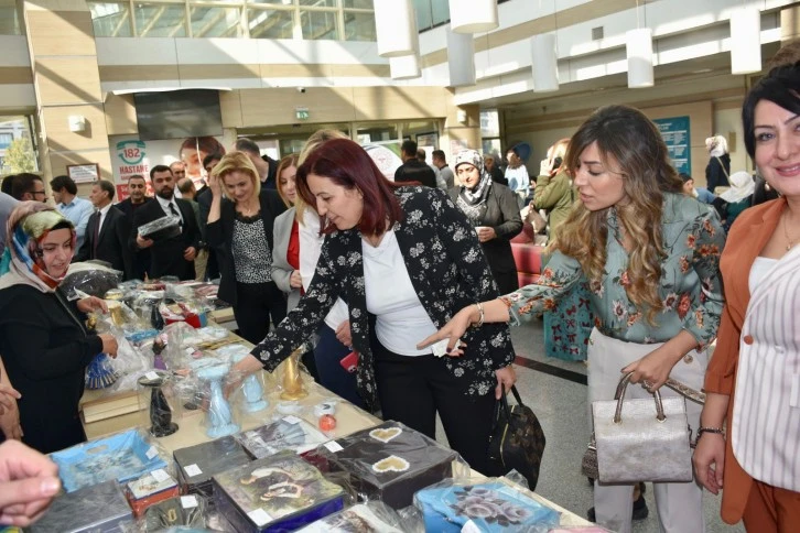 Toplum sağlığı merkezinin yılsonu sergisi göz kamaştırdı