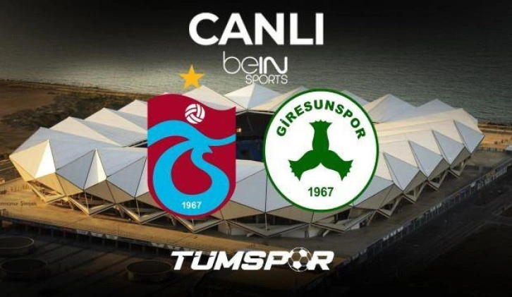 Trabzonspor Giresunspor maçı canlı izle! BeIN Sports HD 1: Abdullah Avcı…